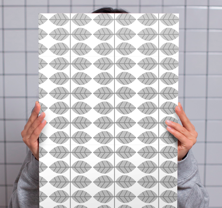 Tableau fleurs et plantes motif de feuilles stylisé - TenStickers