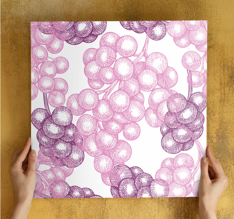 Tableau fleurs et plantes motif floral rose - TenStickers