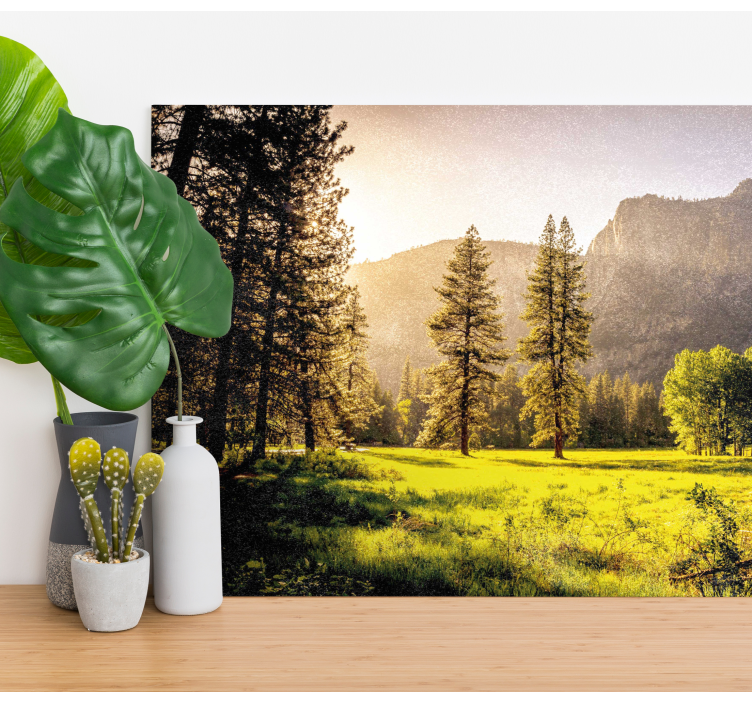 Tableau paysages paysages de montagnes majestueuses - TenStickers