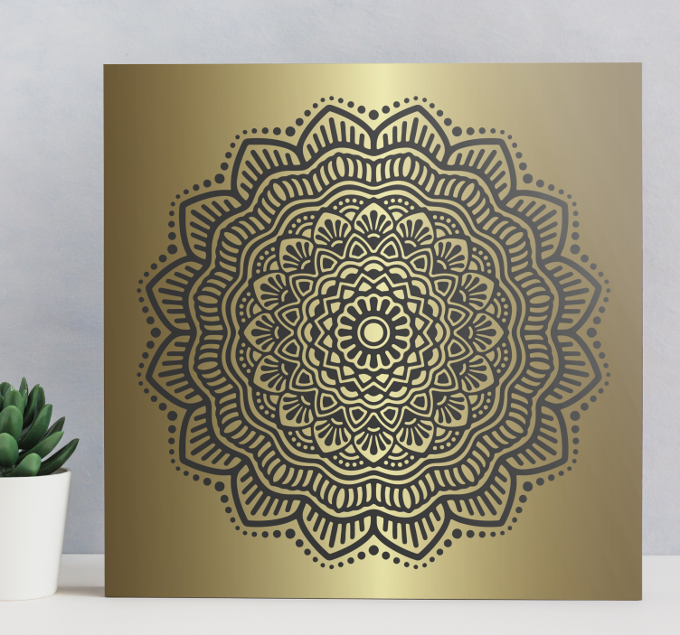 Tableau entrée design Mandala - TenStickers