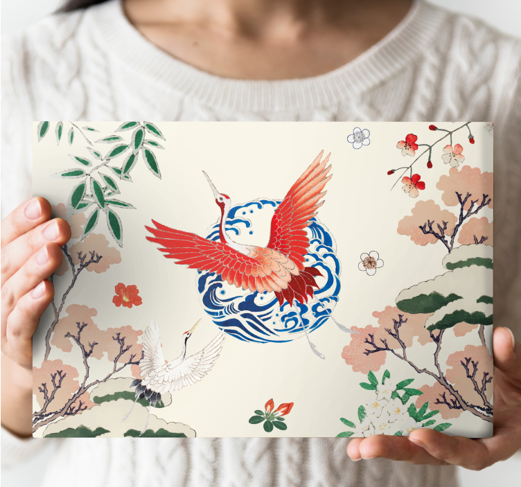 Tableau vintage Chinoiserie - TenStickers