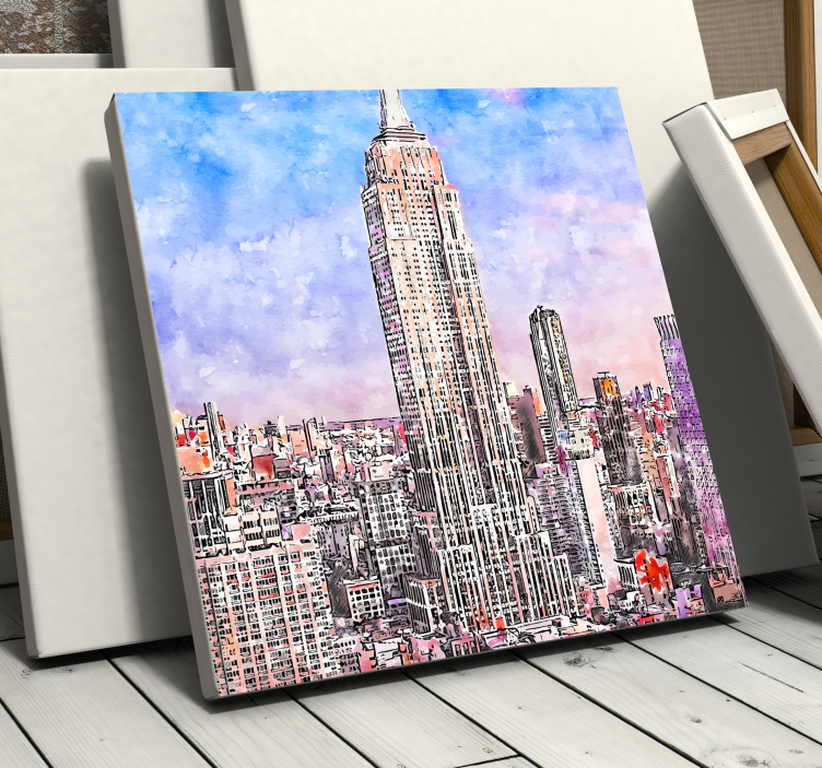 Tableau Villes de New York - TenStickers