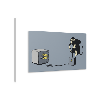 Tableau art détonateur de singe - TenStickers