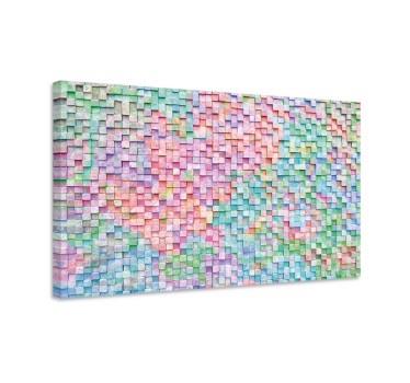 Tableau mosaïque colorée  - TenStickers