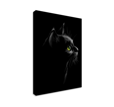 Tableau de chat Noir - TenStickers