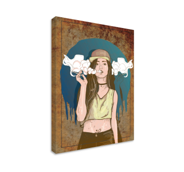 Tableau art Fumée surréaliste - TenStickers