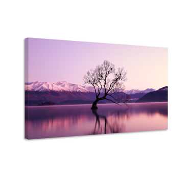 Tableau arbre Arbre d'automne avec des corbeaux - TenStickers