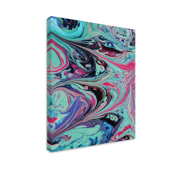 Tableau art éclaboussure de tableau violette - TenStickers