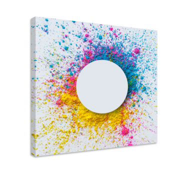 Tableau art éclaboussure de cercle - TenStickers