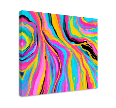 Tableau art éclaboussure de couleurs d'art abstrait - TenStickers