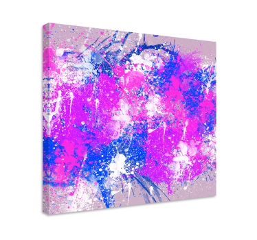 Tableau art éclaboussure de couleurs d'art abstrait - TenStickers
