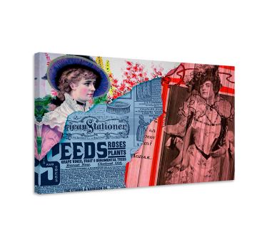 Tableau élégant portraits de mode vintage - TenStickers