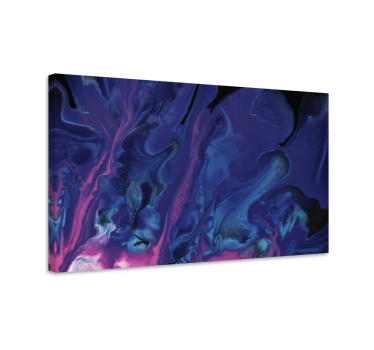 Tableau moderne Dégradé violet et bleu - TenStickers