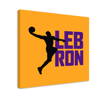 Tableau décoratif Lebron james cool basket - TenStickers