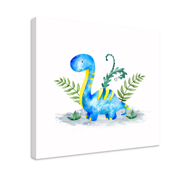 Tableau Dinosaure à long cou - TenStickers