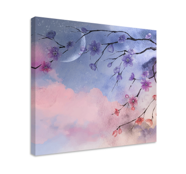 Tableau fleurs Fleurs de cerisier délicates - TenStickers