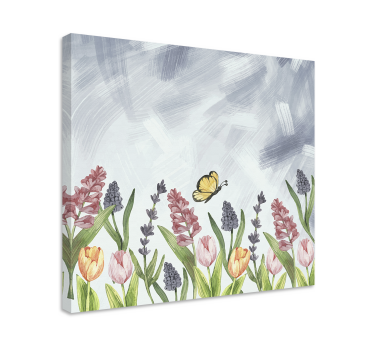 Tableau fleurs Petit jardin coloré - TenStickers