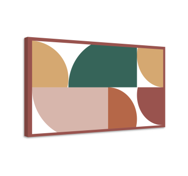 Tableau forme géométrique Formes de motifs abstraits - TenStickers