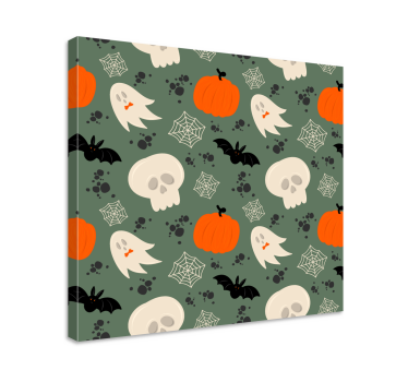 Tableau dinosaures éléments sur le thème d'halloween - TenStickers