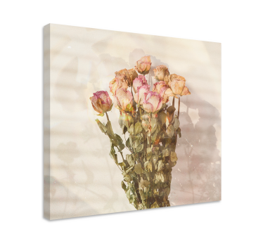 Tableau paysage Fleurs sauvages cottagecore - TenStickers