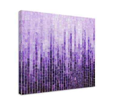 Tableau art sticker de carreaux à effet ombré - TenStickers