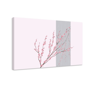 Tableau art Floraison esthétique couleur claire - TenStickers