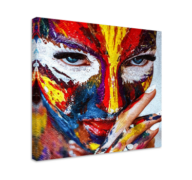 Tableau art Femme peinte à l'huile - TenStickers