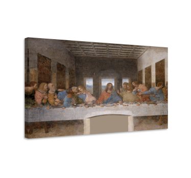 Tableau art La Cène de Léonard de Vinci - TenStickers