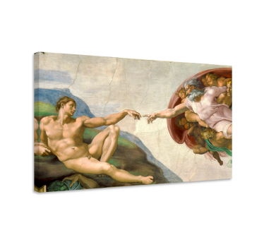 Tableau art La Création d'Adam - TenStickers
