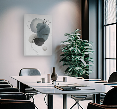 Tableau art formes abstraites - TenStickers