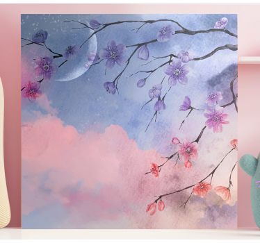 Tableau fleurs Fleurs de cerisier délicates - TenStickers