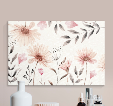 Tableau fleurs Fleurs fabuleuses aquarelles - TenStickers