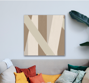 Tableau art Couleur sable - TenStickers