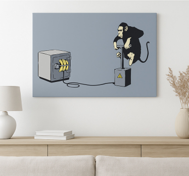 Tableau art détonateur de singe - TenStickers