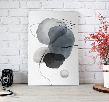 Tableau art formes abstraites - TenStickers