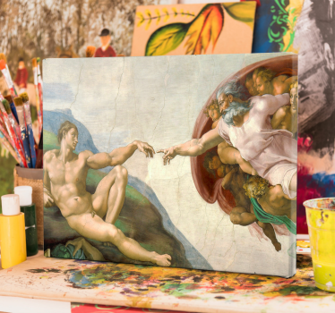 Tableau art La Création d'Adam - TenStickers