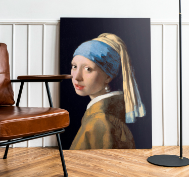 Tableau art La jeune fille à la perle - TenStickers
