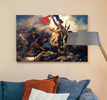 Tableau art La Liberté guidant le peuple  - TenStickers