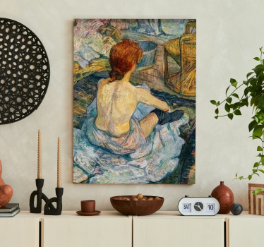 Tableau art La Toilette de Toulouse-Lautrec - TenStickers