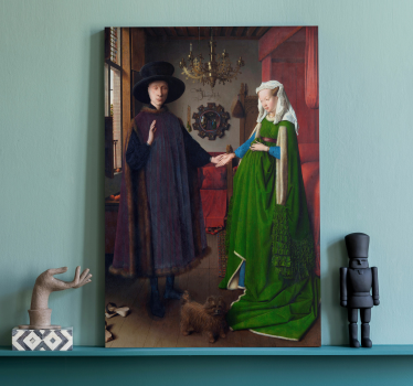 Tableau art Les Époux Arnolfini - TenStickers
