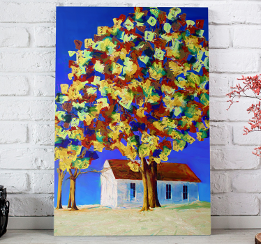 Tableau décoratif Elegantes arbol primaveral - TenStickers