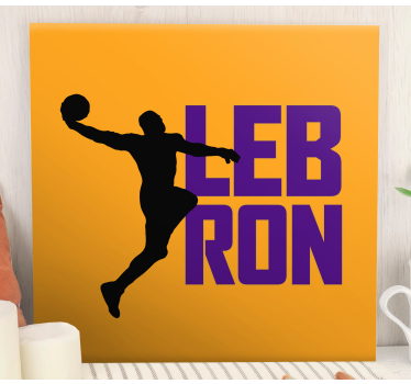 Tableau décoratif Lebron james cool basket - TenStickers