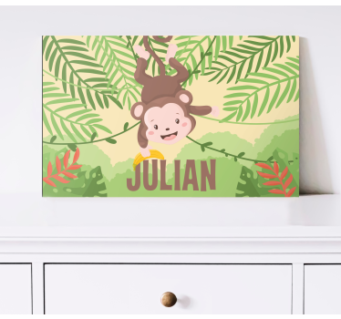 Tableau dinosaures amusant suspendu - TenStickers