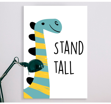 Tableau dinosaures dinosaure joyeux - TenStickers