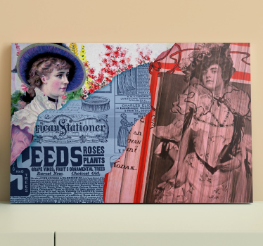 Tableau élégant portraits de mode vintage - TenStickers