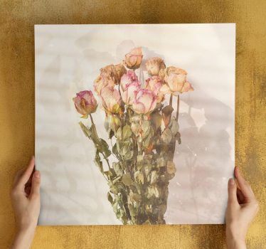 Tableau paysage Fleurs sauvages cottagecore - TenStickers
