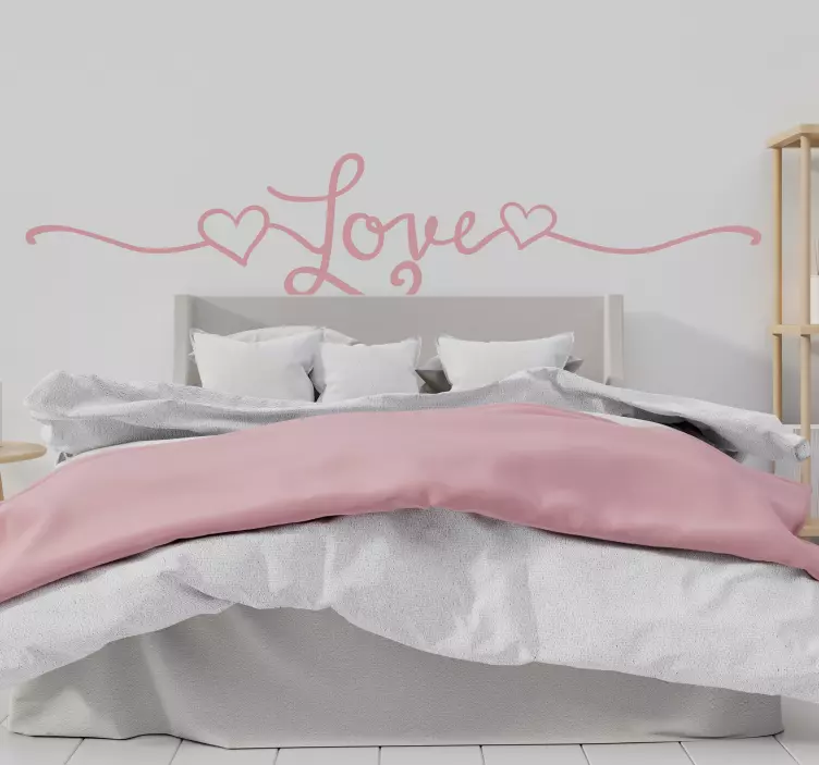 Autocollant d'amour de style de ligne pour vous - TenStickers