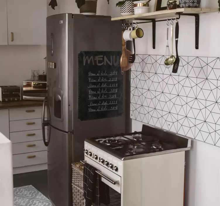 Sticker ardoise à craie menu - TenStickers