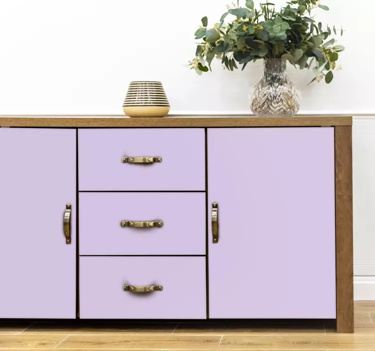 Autocollant Uni Couleur lavande numérique - TenStickers