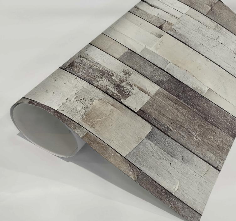 Adhésif meuble bois clair vieilli - TenStickers